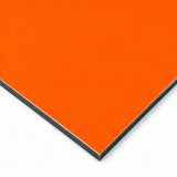 Orange acm panel 36 x 36 x 1/8 inch — set of 5
