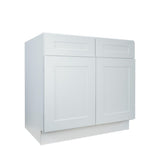 White Shaker base kitchen cabinet 27W x 24D x 34.5H