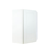 White Shaker diagonal corner wall kitchen cabinet 24W x 12D x 36H