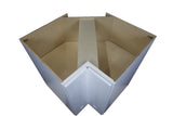 White Shaker easy reach base kitchen cabinet 33W x 33D x 34.5H