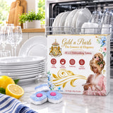 Gold n Pearl Dishwashing Tablet with Red Spot - (30 Tablets) — set of 2