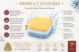 Gold n Pearls Layer Dishwashing Tablet - Individual Bag (30 Tablets) — set of 3