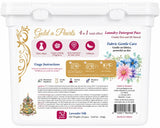 Gold n Pearls 4-in-1 Laundry Detergent Pods - Lavender Silk (52 Pods) — set of 5