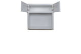 White Shaker microwave oven kitchen cabinet 30W x 12D x 30H