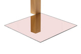 Rose-Gold acrylic mirror 24 x 72 x 1/8 inch with mirror finish — set of 10