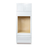 White Shaker oven kitchen cabinet 33W x 24D x 90H