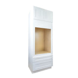 White Shaker oven kitchen cabinet 33W x 24D x 90H