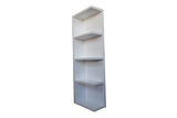 White Shaker oven end kitchen cabinet 6W x 12D x 42H