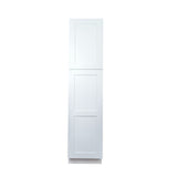 White Shaker utility pantry kitchen cabinet 24W x 24D x 84H