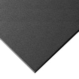 Black abs sheet 24 x 96 x 1/16 inch with haircell finish — set of 3