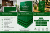 Green acrylic sheet 48 x 48 x 1/8 inch — set of 5