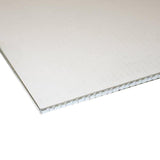 White coroplast sign board 12 x 24 x 1/4 inch — set of 2