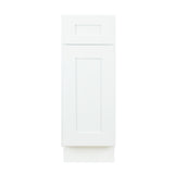 White Shaker base kitchen cabinet 15W x 24D x 34.5H