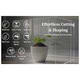 Matte acrylic sheet 36 x 72 x 3/8 inch with matte finish — set of 3