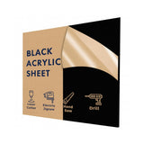 Black acrylic sheet 24 x 36 x 3/8 inch