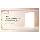 White Opaque acrylic sheet 36 x 36 x 3/8 inch — set of 2