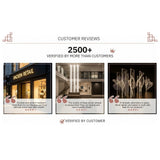 White High Translucent acrylic sheet 18 x 24 x 1/2 inch — set of 7