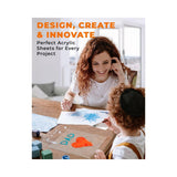 Clear acrylic picture frame insert 8 x 10 x 0.080 inch — set of 3