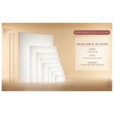 White High Translucent acrylic sheet 12 x 24 x 1/4 inch — set of 10