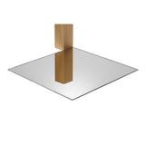 Silver acrylic mirror 12 x 36 x 1/4 inch with mirror finish — set of 2