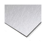 Brushed Silver acm panel 36 x 36 x 1/4 inch with brushed finish — set of 3