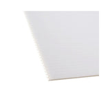 White coroplast sign board 12 x 24 x 3/16 inch — set of 7