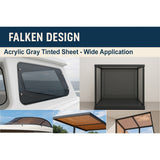 Gray Transparent acrylic sheet 24 x 24 x 1/8 inch — set of 2