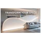 White Medium Translucent acrylic sheet 12 x 72 x 1/8 inch — set of 2
