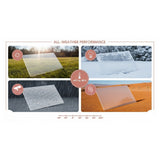 Silver acrylic mirror 24 x 48 x 1/8 inch with mirror finish — set of 10