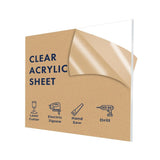 Clear Acrylic Sheet 48 x 48 x 3/8 Inch