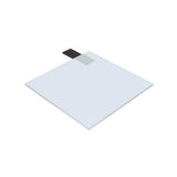 White Medium Translucent acrylic sheet 12 x 36 x 1/2 inch — set of 7