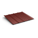Falken Design Polyester White Ribbed Metal Roof Panel 38" x 96" x 26 GA - Durable - Set of 10