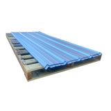 Falken Design Galvalume Plus Ribbed Metal Roof Panel 38" x 96" x 26 GA - Durable - Set of 10