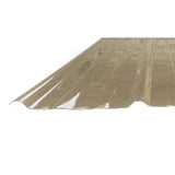 Bronze ribbed polycarbonate panel 41 x 96 x 1/16 inch with ribbed profile — set of 2