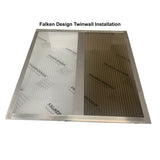 Bronze twinwall polycarbonate panel 12 x 48 x 3/8 inch with twinwall construction — set of 3