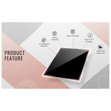 Black acrylic sheet 12 x 24 x 3/8 inch — set of 2