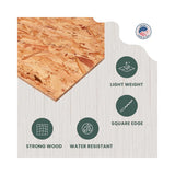 Wood-Tone osb sheathing 12 x 18 x 3/4 inch