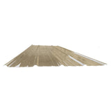 Bronze ribbed polycarbonate panel 41 x 96 x 1/16 inch with ribbed profile — set of 2