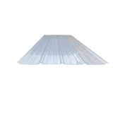 Clear ribbed polycarbonate panel 37 x 96 x 1/16 inch with ribbed profile — set of 2