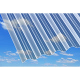 Clear corrugated polycarbonate sheet 12 x 18 x 1/16 inch with corrugated profile — set of 5