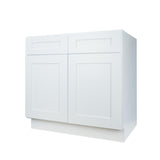 White Shaker base kitchen cabinet 30W x 24D x 34.5H