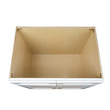 White Shaker sink base kitchen cabinet 33W x 24D x 34.5H