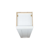 White Shaker wall kitchen cabinet 12W x 12D x 30H